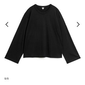 Arket Long Sleeve Oversized Tee